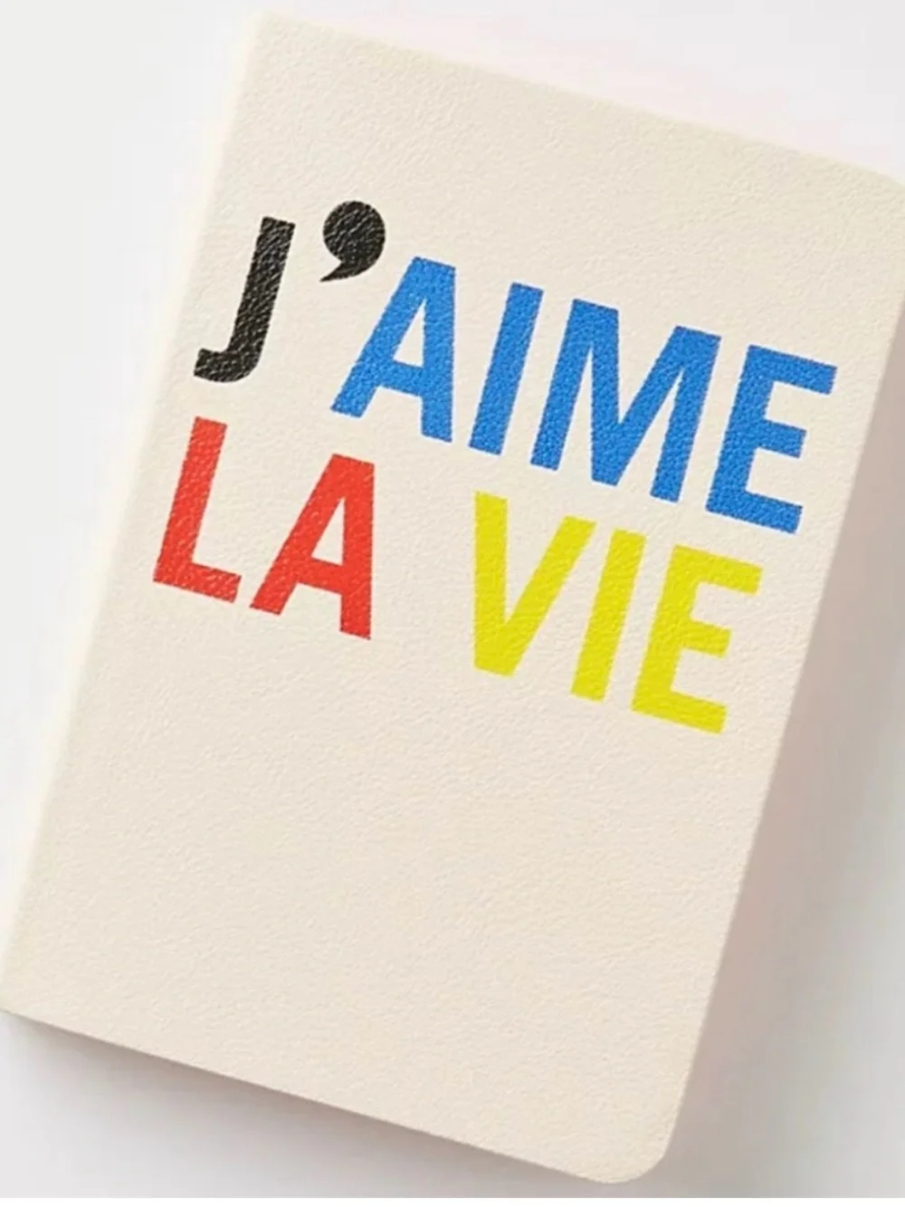 NWT Clare V. for Anthropologie “J’Aime La Vie” Lined Notebook